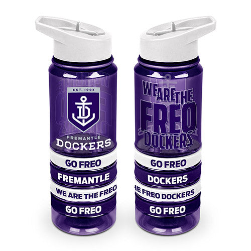 Fremantle Dockers Tritan Rubber Bands Bottle