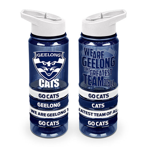 Geelong Cats Tritan Rubber Bands Bottle