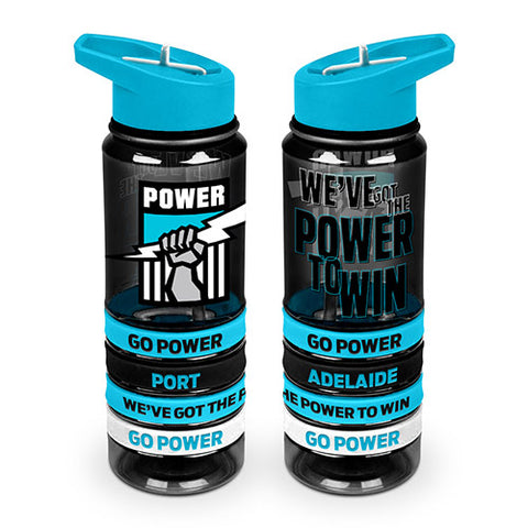 Port Adelaide Power Tritan Rubber Bands Bottle