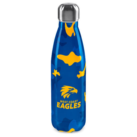 West Coast Eagles Stainless Steel Wrap Bottle