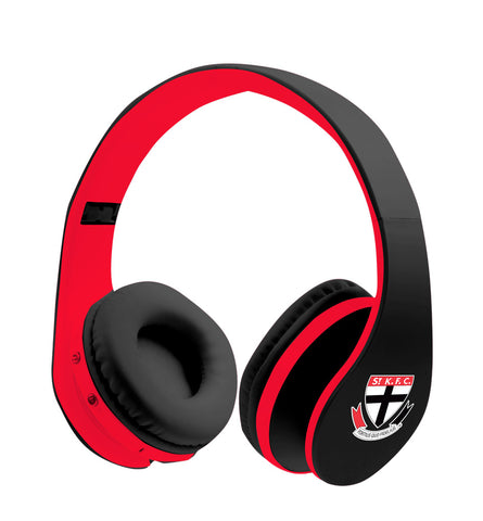 St Kilda Saints Foldable Bluetooth Stereo Headphones