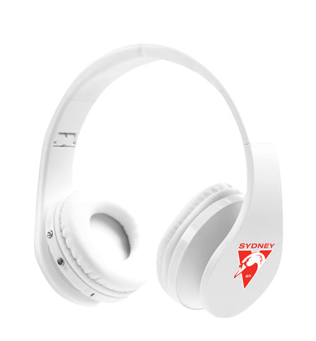 Sydney Swans Foldable Bluetooth Stereo Headphones