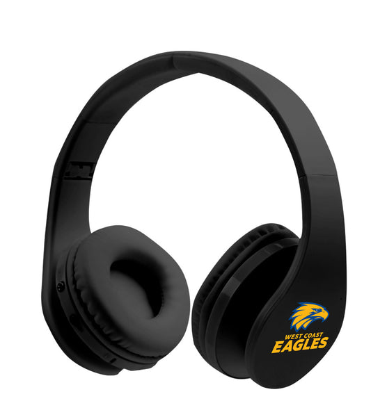 West Coast Eagles Foldable Bluetooth Stereo Headphones
