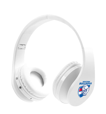 Western Bulldogs Foldable Bluetooth Stereo Headphones