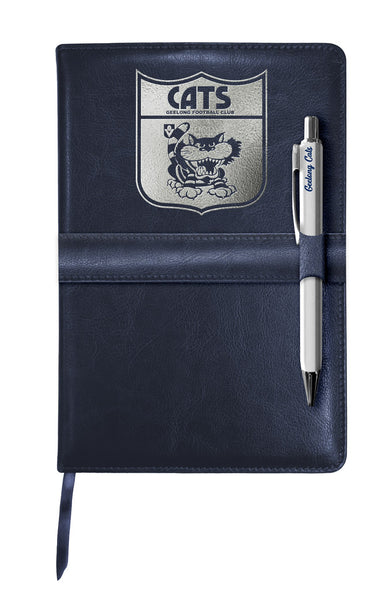 Geelong Cats Heritage Notebook and Pen Gift Pack