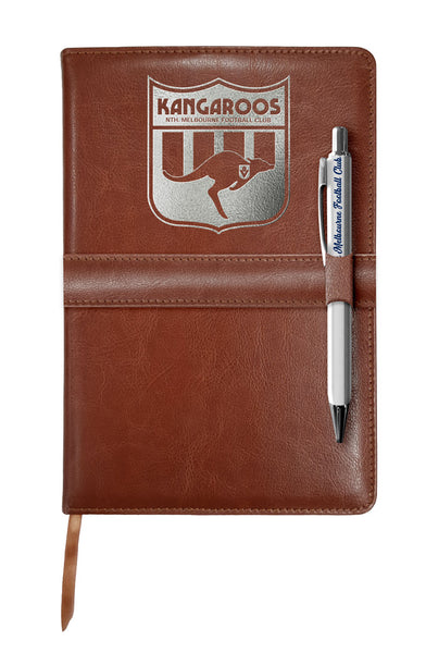 North Melbourne Kangaroos Heritage Notebook and Pen Gift Pack