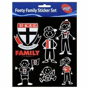 St Kilda Saints Footy Family Sticker Set
