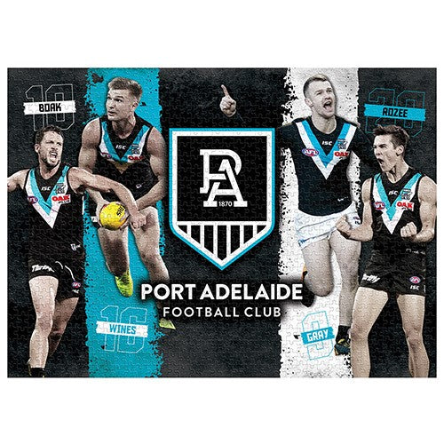 Port Adelaide Power 4 Player Logo Jigsaw Puzzle