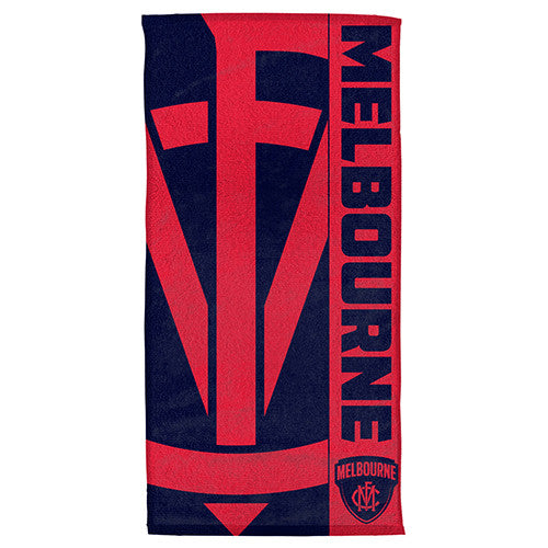 Melbourne Demons Beach Bath Towel - Spectator Sports Online
