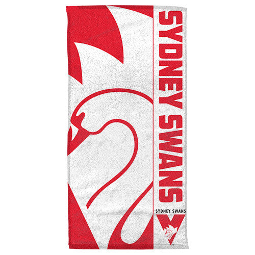 Sydney Swans Beach Bath Towel - Spectator Sports Online
