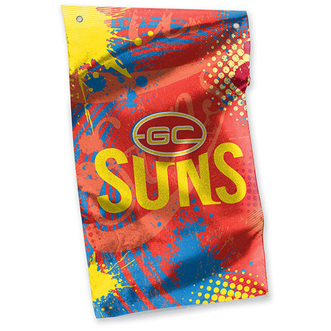 Gold Coast Suns Large Wall Cape Flag - Spectator Sports Online