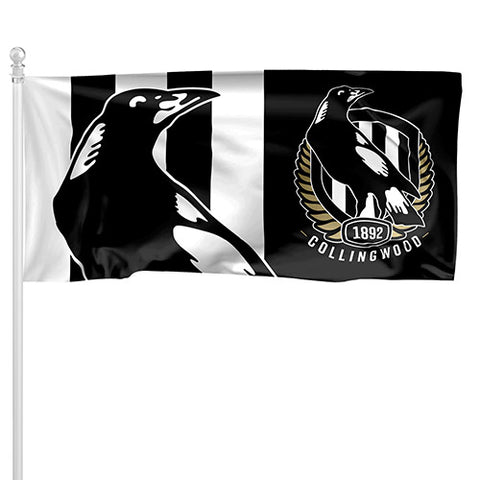 Collingwood Magpies Pole Flag 90 cm x 180 cm