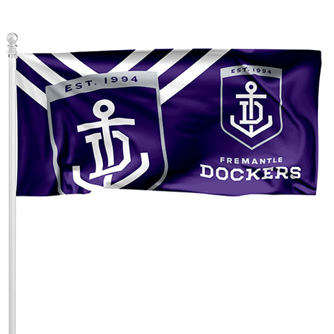 Fremantle Dockers Pole Flag 90 cm x 180 cm
