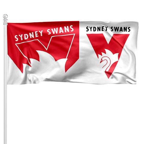 Sydney Swans Pole Flag 90 cm x 180 cm