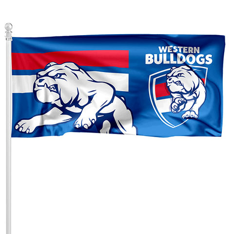 Western Bulldogs Pole Flag 90 cm x 180 cm