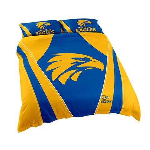 West Coast Eagles Doona Duvet Cover Pillow Case Set