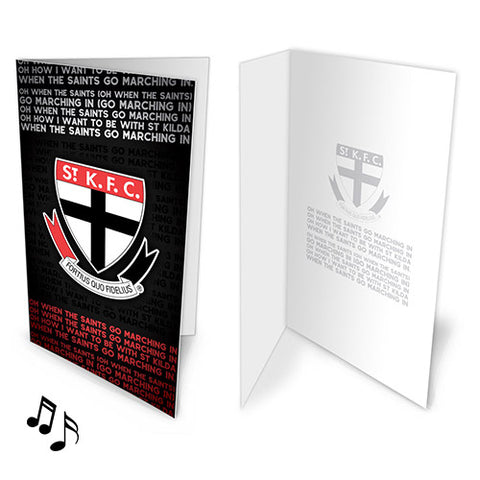 St Kilda Saints Musical Card