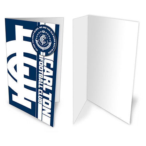 Carlton Blues Badge Card