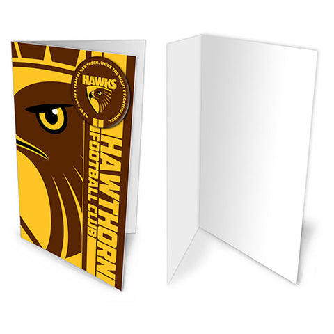 Hawthorn Hawks Badge Card