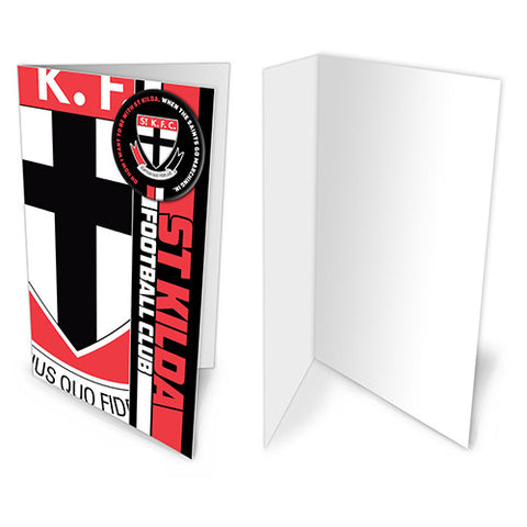 St Kilda Saints Badge Card