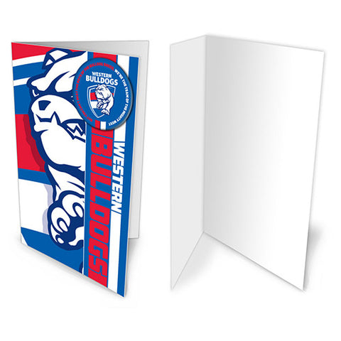 Western Bulldogs Badge Card