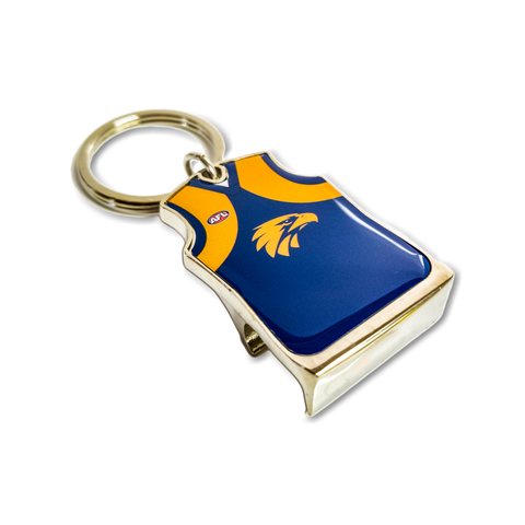 West Coast Eagles Guernsey Bottle Opener Keyring