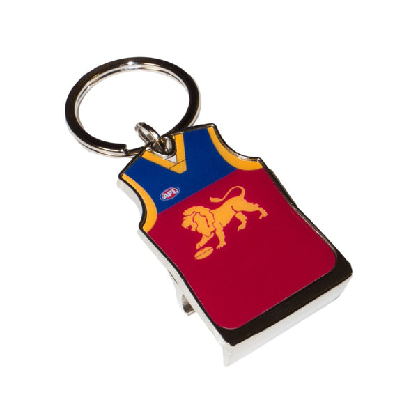 Brisbane Lions Guernsey Bottle Opener Keyring