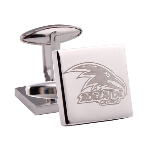 Adelaide Crows Silver Logo Cufflinks