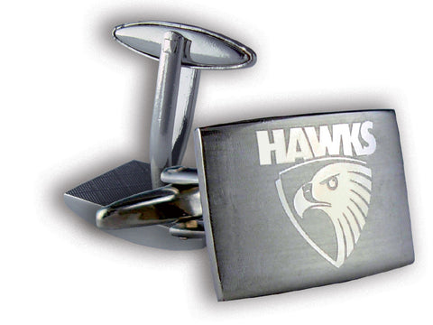 Hawthorn Hawks Silver Logo Cufflinks