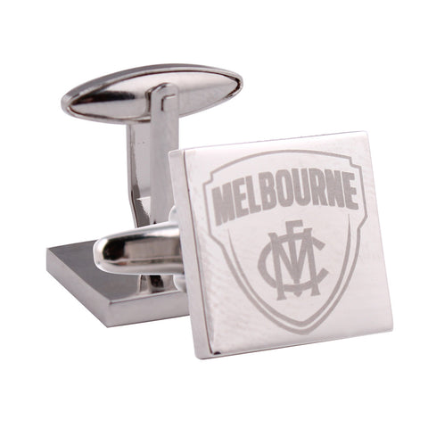 Melbourne Demons Silver Logo Cufflinks