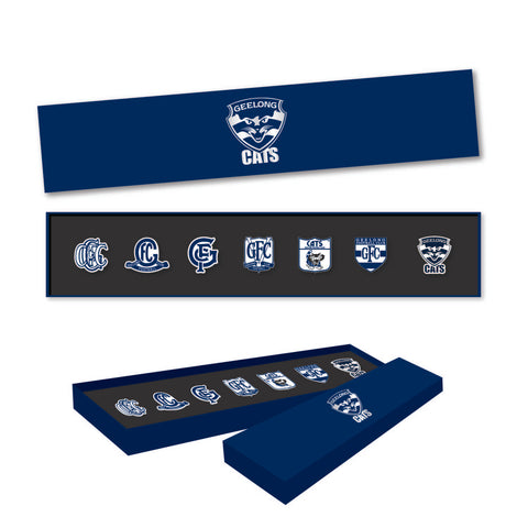 Geelong Cats Evolution Lapel Pin Badge Collectors Set