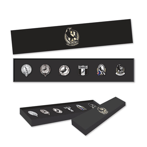 Collingwood Magpies Evolution Lapel Pin Badge Collectors Set