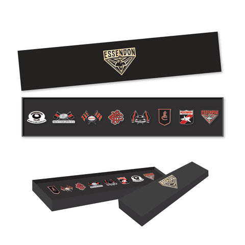 Essendon Bombers Evolution Lapel Pin Badge Collectors Set