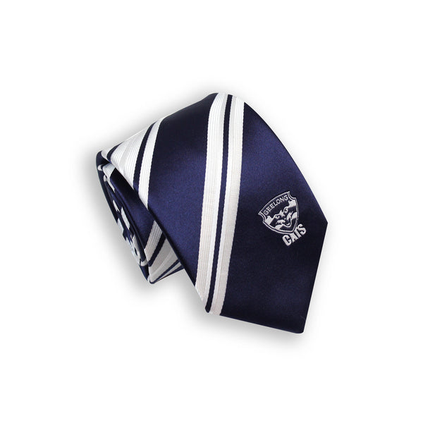 Geelong Cats Stripe Tie - Spectator Sports Online