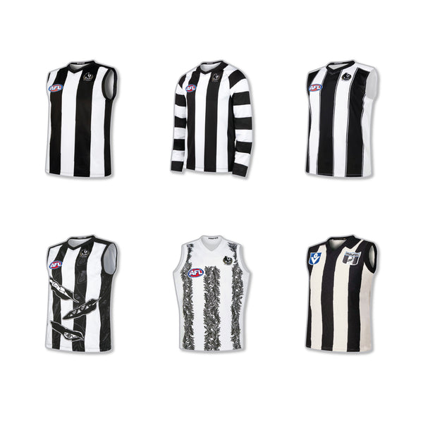 Collingwood Magpies Guernsey Designs Pin Collectors Set