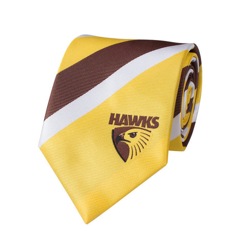 Hawthorn Hawks Stripe Tie