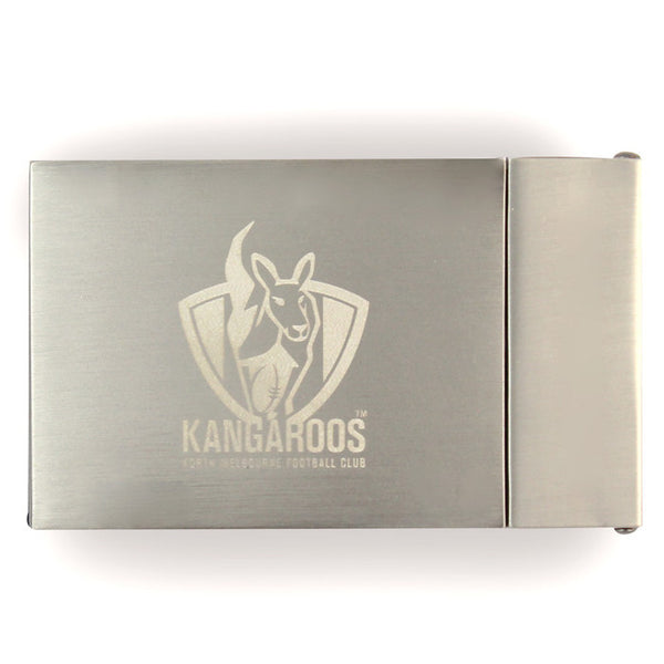 North Melbourne Kangaroos Leather Belt - Spectator Sports Online - 2