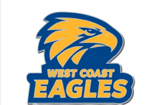 West Coast Eagles Logo Metal Pin Badge