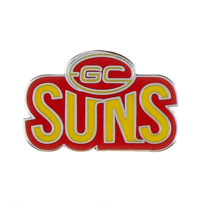 Gold Coast Suns Logo Metal Pin Badge