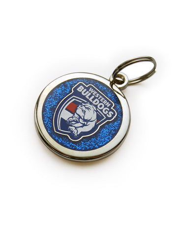 Western Bulldogs Pet Tag Keyring Disc