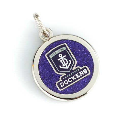Fremantle Dockers Pet Tag Keyring Disc