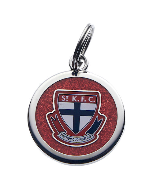 St Kilda Saints Pet Tag Keyring Disc