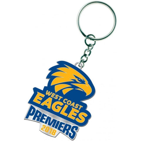 West Coast Eagles 2018 Premiers Logo Keyring
