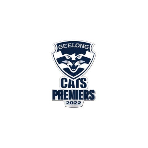 Geelong Cats 2022 Premiers Premiership Logo Pin