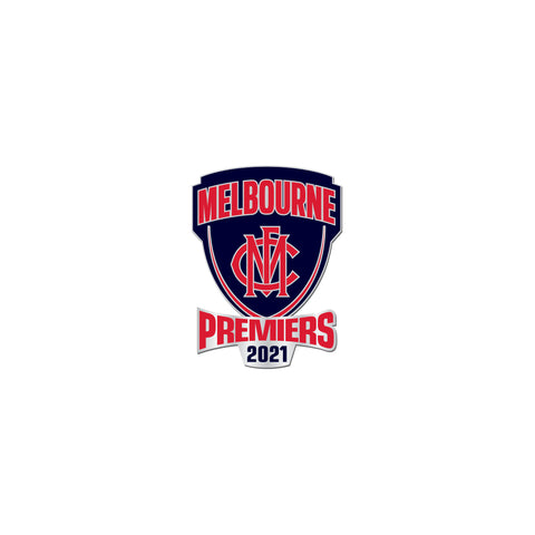 Melbourne Demons 2021 Premiers Premiership Logo Pin