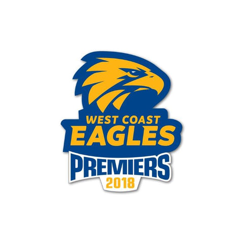 West Coast Eagles 2018 Premiers PVC Logo Magnet