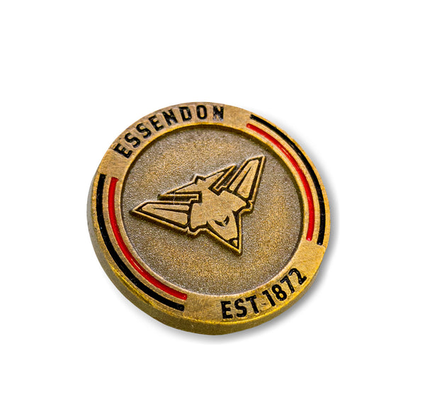 Essendon Bombers Round Logo Lapel Pin Badge