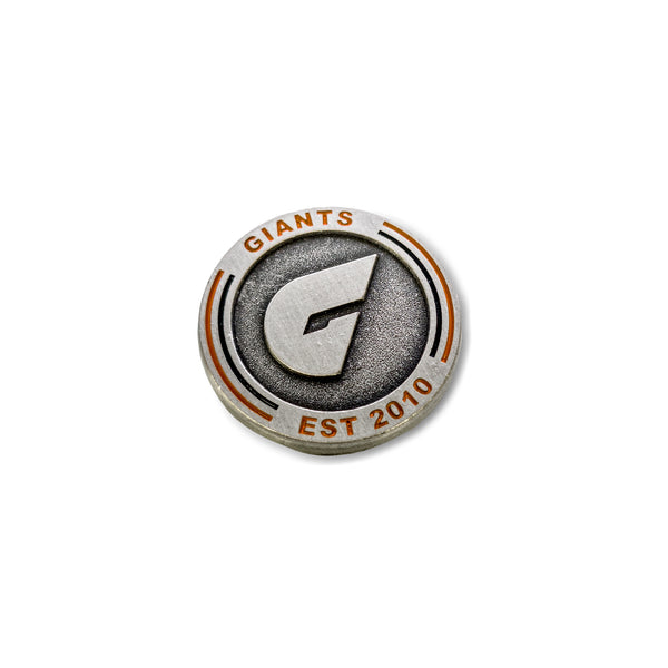 Greater Western Sydney GWS Giants Round Logo Lapel Pin Badge