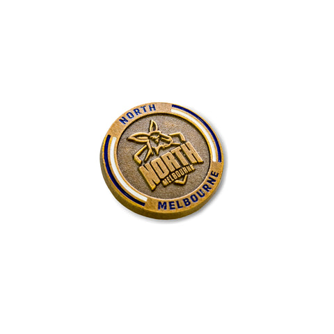 North Melbourne Kangaroos Round Logo Lapel Pin Badge