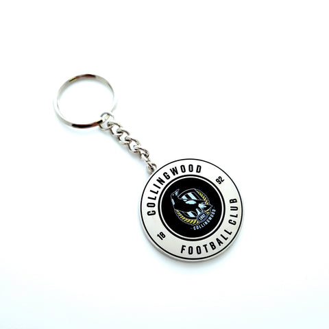 Collingwood Magpies Round Logo Keyring